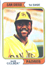 1974 Topps Baseball Cards      125A    Nate Colbert SD